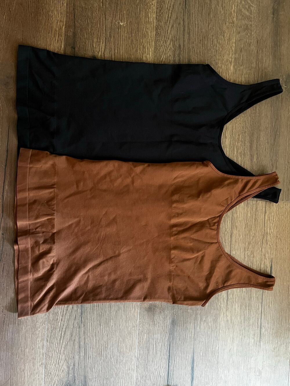 Yummie Seamless Shaping Tank 2 Pack Black Brown M/L